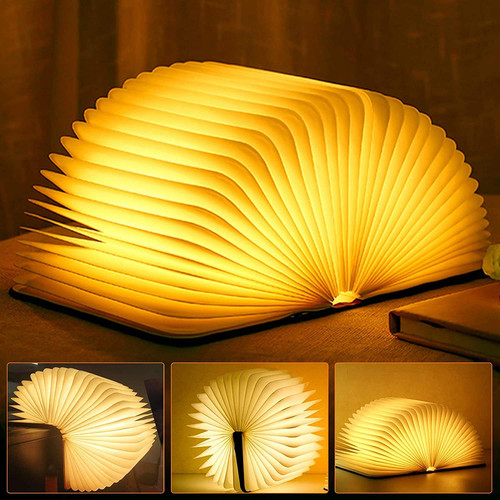 Lampada libro led pieghevole - led,