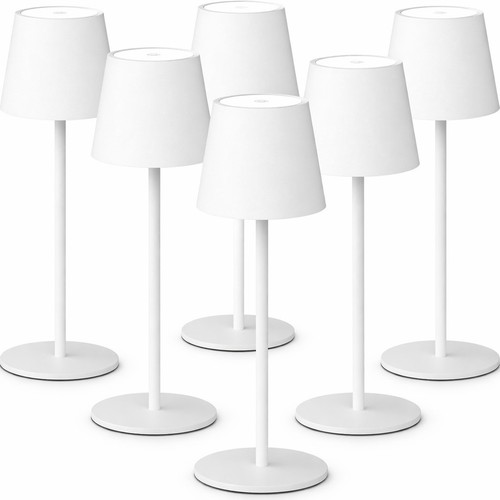 Lampada tavolo bianca led - bianca, a