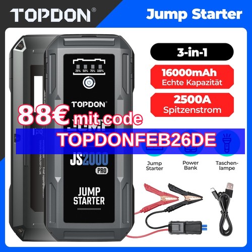 Topdon js2000 pro 2500a - topdon,