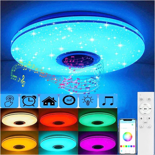 Plafoniera led musica rgb - plafoniera, con